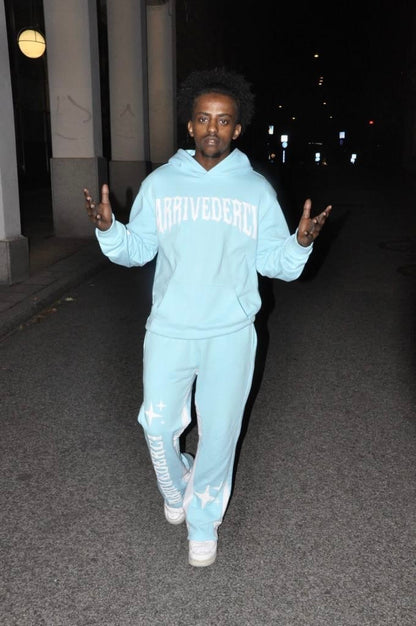 Baby blue Flare Tracksuit
