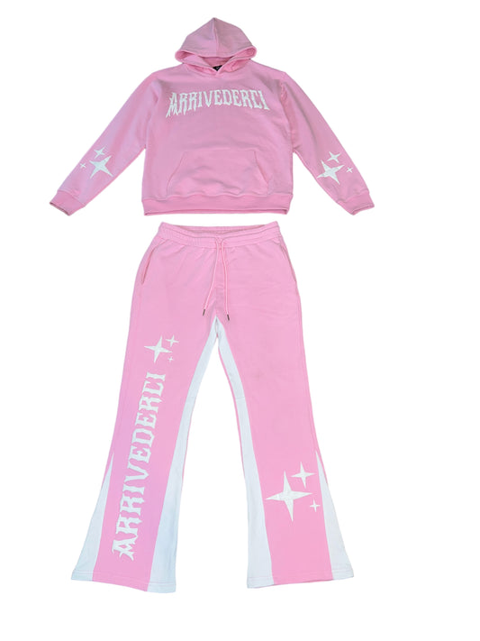 Pink Flare Tracksuit